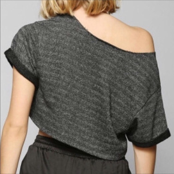 Urban Outfitters LA/NY crop sweatshirt tee size M - Picture 3 of 10